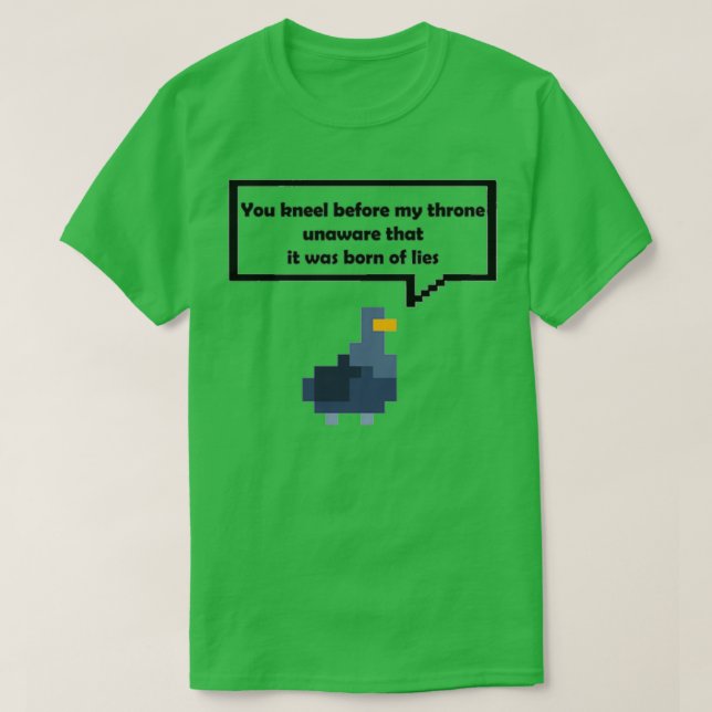 Intellectual Pigeon 2 T-Shirt (Design Front)