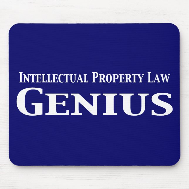 Intellectual Property Law Genius Gifts Mouse Mat (Front)