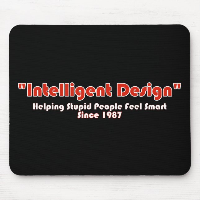 "Intellegent Design" Mouse Mat (Front)
