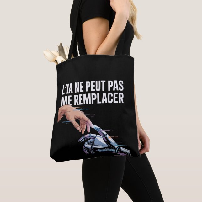Intelligence artificielle et humains tote bag (Close Up)