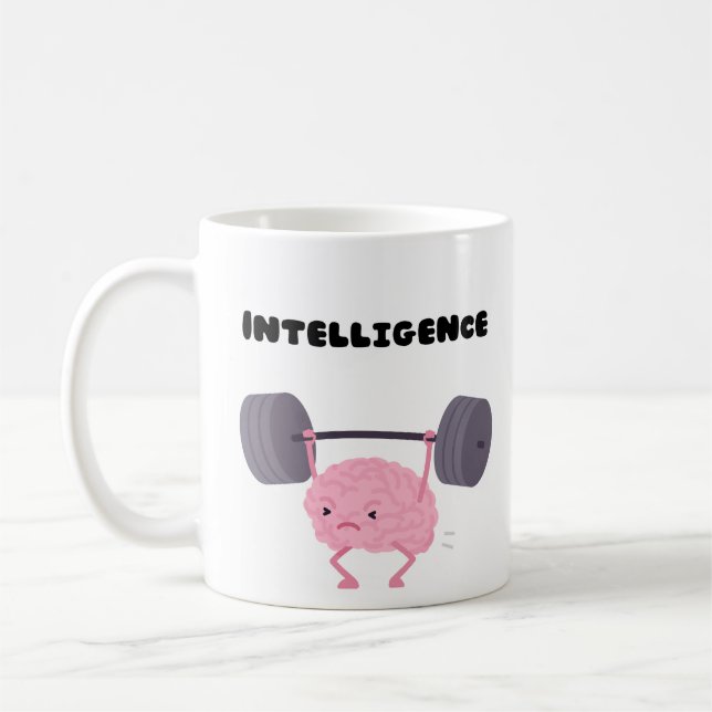 Intelligence  coffee mug (Left)