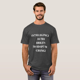 Intelligence T-Shirt for men