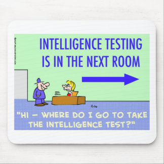intelligence testing next room mouse mat