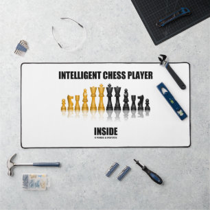 Intelligent Chess Player Inside Reflective Chess Desk Mat