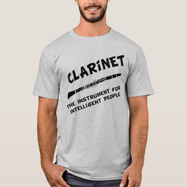 Intelligent Clarinet T-Shirt (Front)