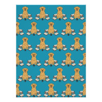 Intelligent Golden Retriever Creative Studio Art