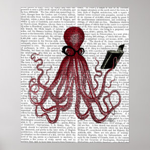 Intelligent Octopus Poster