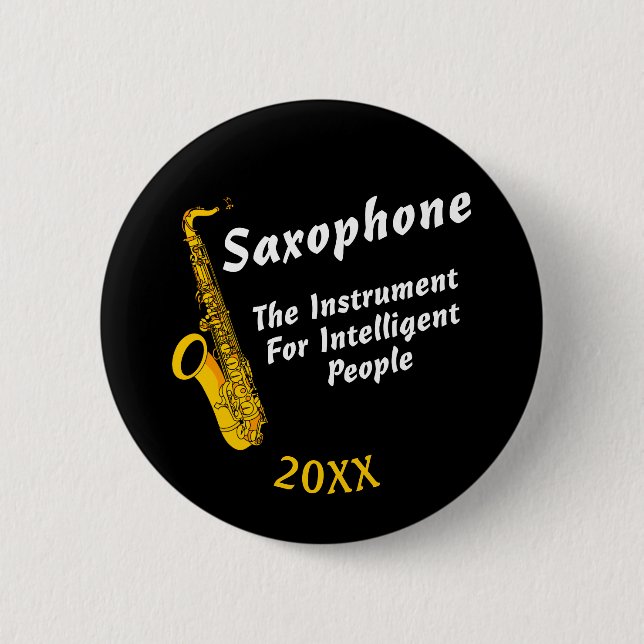 Intelligent Saxophone Button (Front)