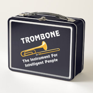 Intelligent Trombone Metal Lunch Box