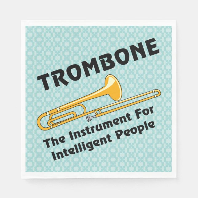 Intelligent Trombone Napkin (Front)