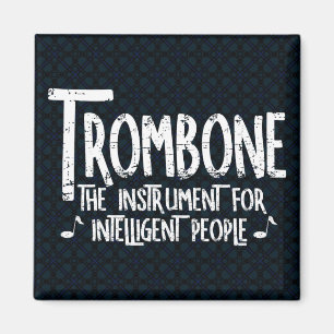 Intelligent Trombone Rough Text Magnet