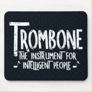 Intelligent Trombone Rough Text Mouse Mat