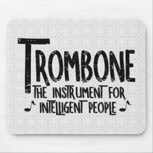 Intelligent Trombone Rough Text Mouse Mat