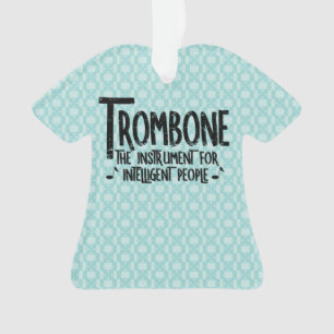Intelligent Trombone Rough Text Ornament
