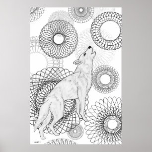 Intelligent Wolf Poster