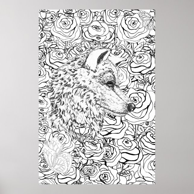 Intelligent Wolf Poster (Front)