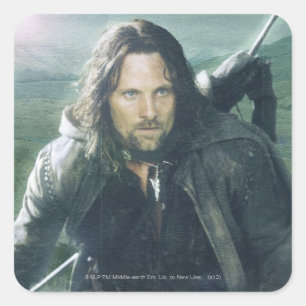 Intense Aragorn Square Sticker