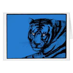INTENSE BLUE TIGER