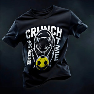 Intense Cat Soccer - Gift for Athletes T-Shirt