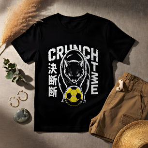 Intense Cat Soccer T-Shirt - Gift for Athletes