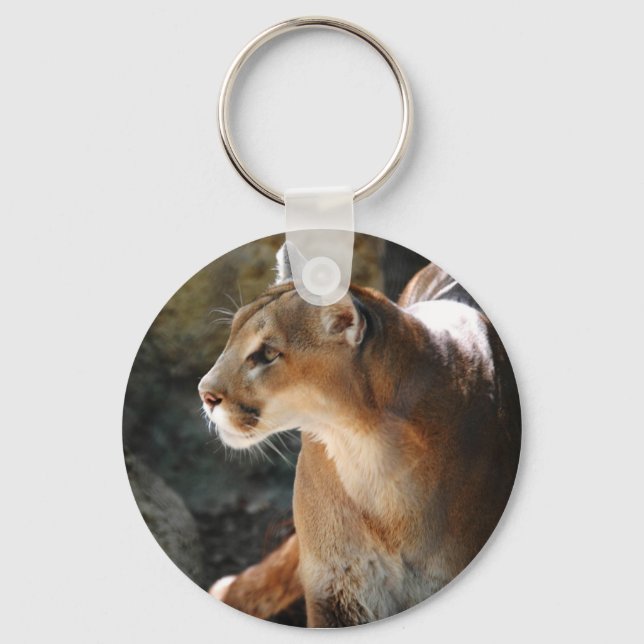 Intense Cougar Key Ring (Front)