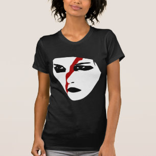 Intense facepaint with Red Slash T-Shirt