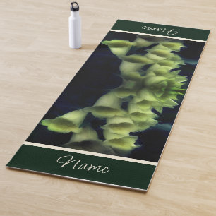 Intense Foxglove Flowers Personalised Yoga Mat