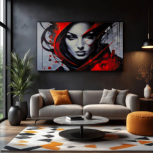 Intense Gaze Canvas Print