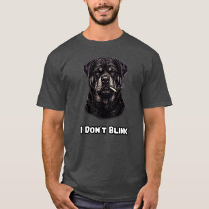 Intense Gaze Unblinking Strong Character Design T-Shirt