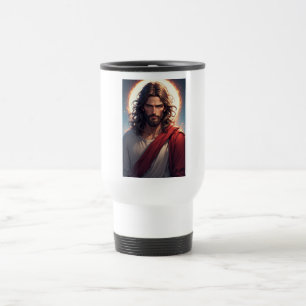 Intense Jesus Christ Christian Travel Mug