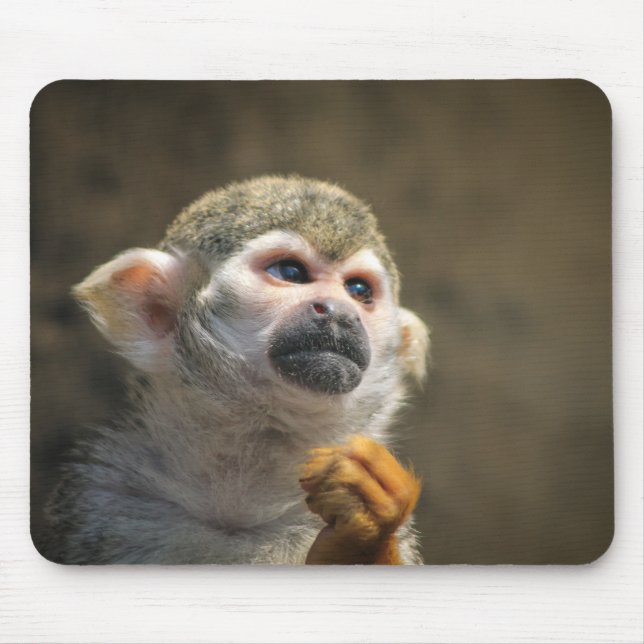 Intense Monkey Mouse Mat (Front)