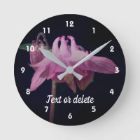 Intense Pink Columbine Flower Personalised