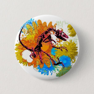 Intense Pink Raptor Button
