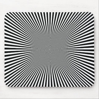 INTENSE STARBURST Optical Illusion Mouse Mat