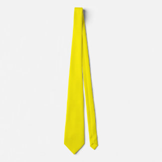 Intensely Brilliant Yellow Colour Tie