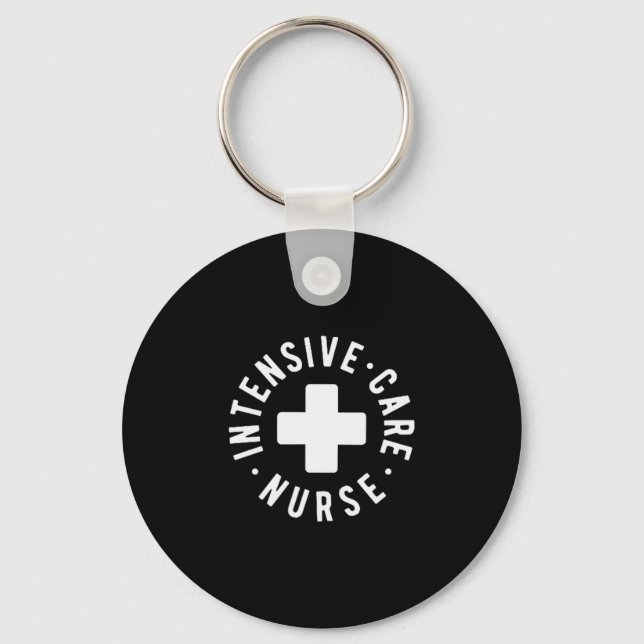 Intensive Care Nurse Icu Nurse New Grad Nurse  Key Ring (Front)