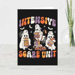 Intensive Care Scare Unit Ghost Nurse Icu Nursing Card