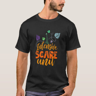 Intensive Care Unit Halloween Vibes ICU Nurse Nurs T-Shirt
