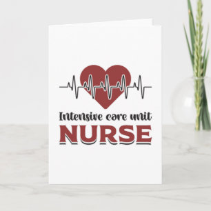 Intensive Care Unit Nurse ICU Emergency Medicine Card