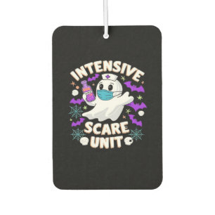 Intensive Scare Unit Nurse Halloween ICU Nurse Ess Car Air Freshener