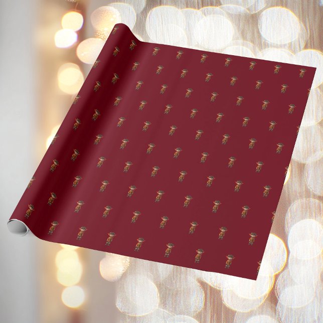 Intent Boy Christmas Elf Wrapping Paper (Creator Uploaded)