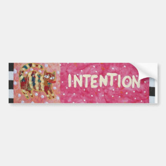 Intention Bumper Sticker