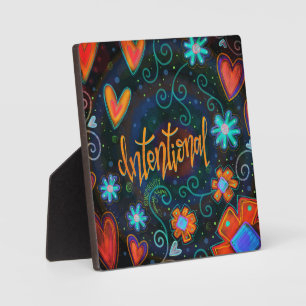 Intentional Motivational Pretty Inspirivity Plaque