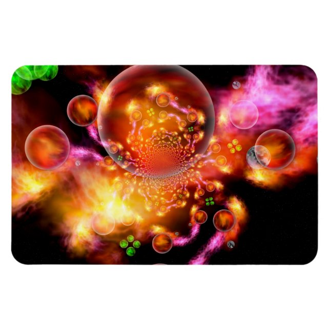 Inter-Dimensional Stellar Nursery Flexible Magnet (Horizontal)