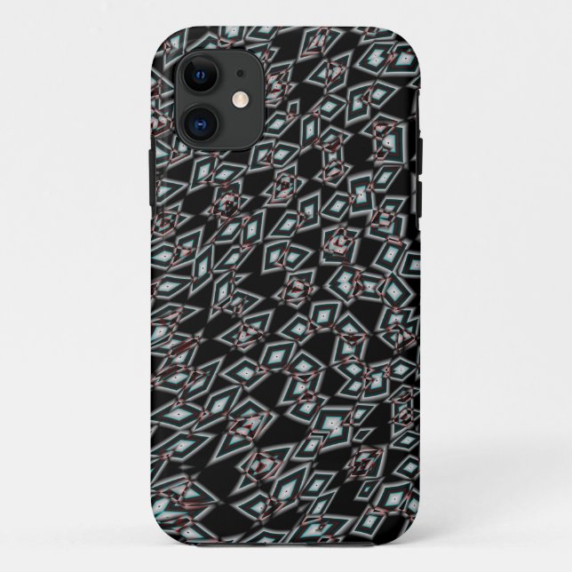 Inter-faceted Diamonds Case-Mate iPhone Case (Back)