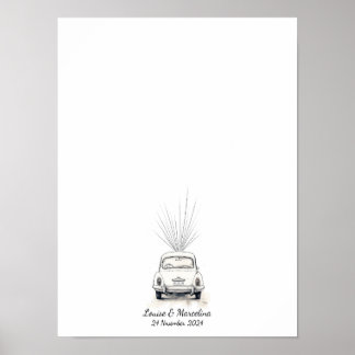 Interactive Fingerprint Wedding Guest Book 