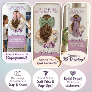 Interactive Vendor Booth Retractable Banner