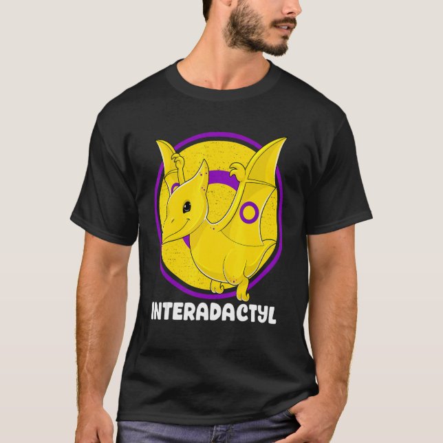 Interadactyl Intersex Pterodactyl Lgbtq Gay Pride  T-Shirt (Front)