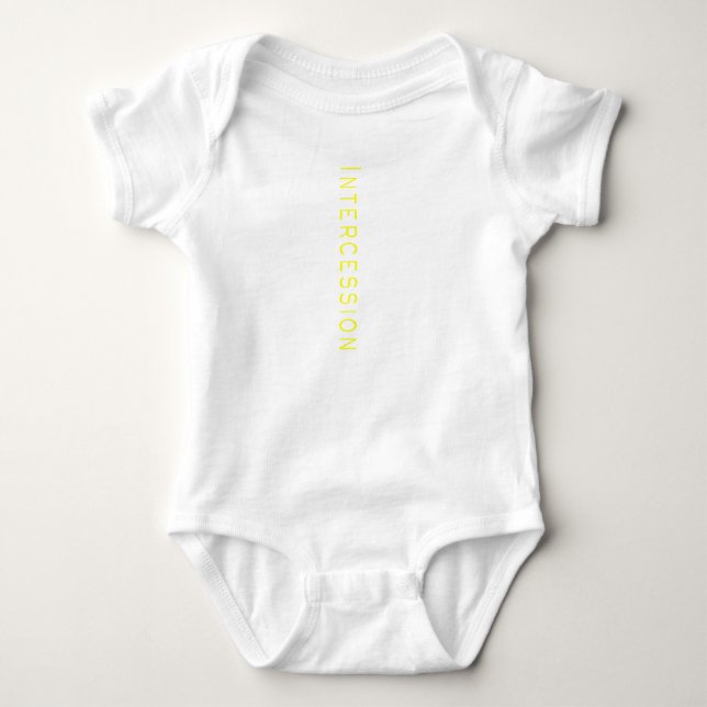 Intercession (Men,yellow fonts) Sleeveless Shirt (Front)
