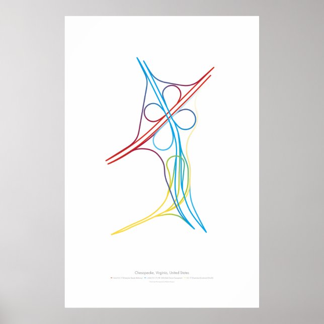 Interchange Choreography: Chesapeake, VA, US 2 Poster (Front)